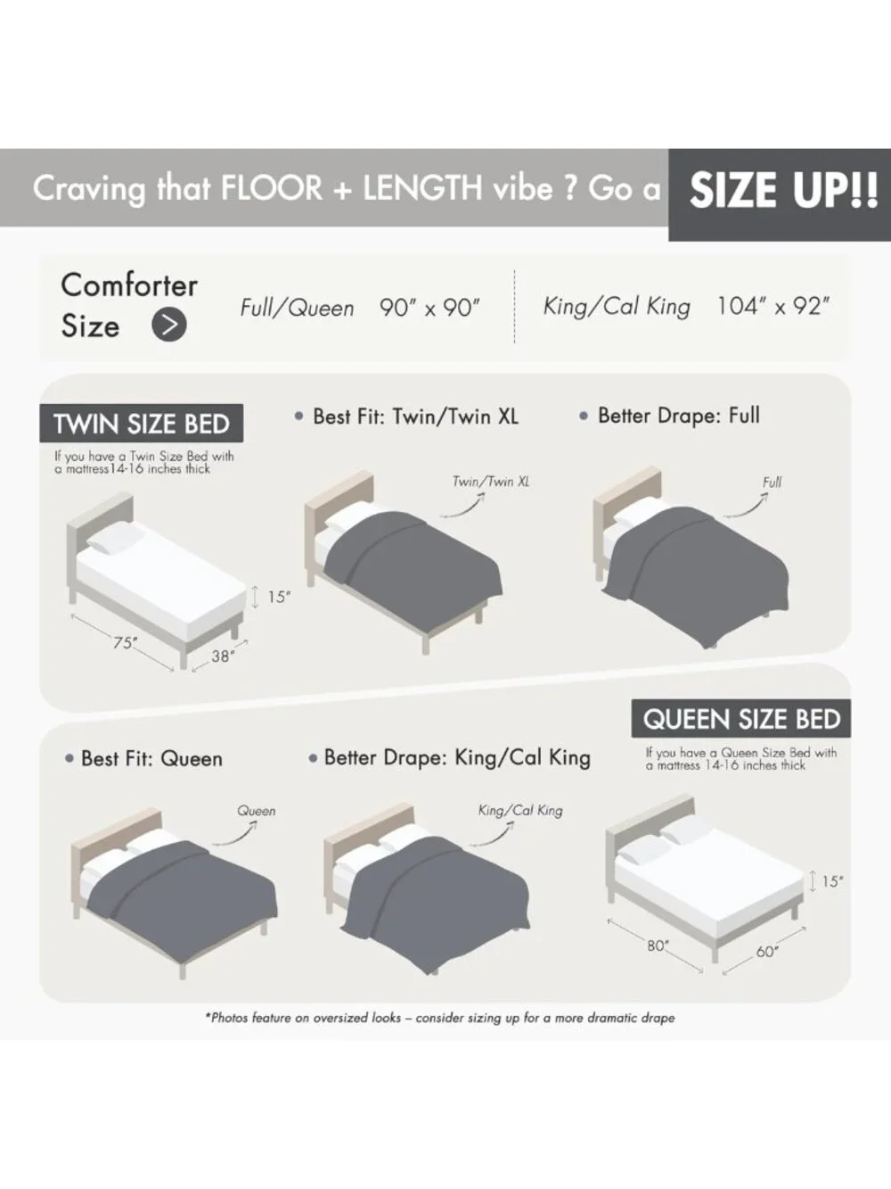 Modern Luxury Comforter Set - All Season Down Alternative, Matching Shams